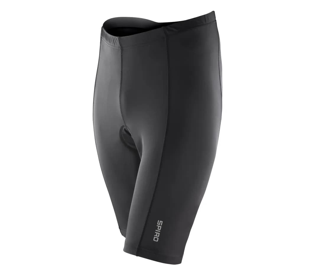 Herren Velo-Shorts gepolstert – Schwarz