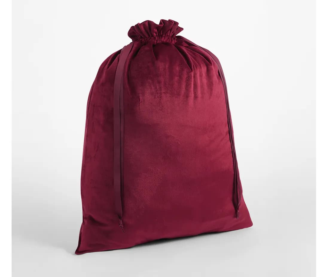 Velvet Giftbag with Ribbon Drawstring