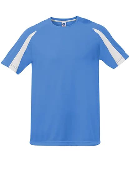 Unisex Contrast Sports T-Shirt – Türkis / Weiss