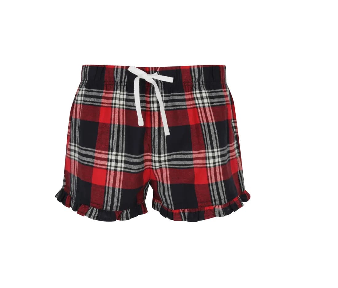 Damen Pyjama-Shorts Tartan