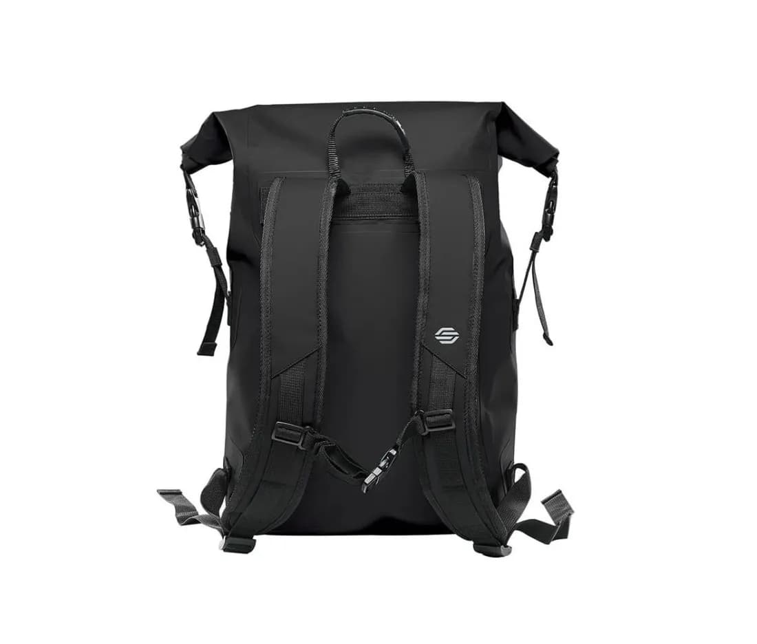 Rucksack «Cirrus» 25 L – Schwarz / Grau – Rückansicht