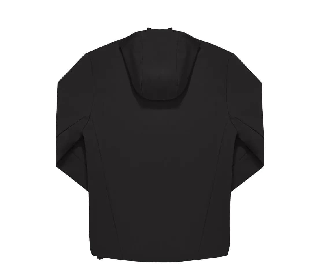 Veste softshell à capuche «Reset» – Noir – vue de dos