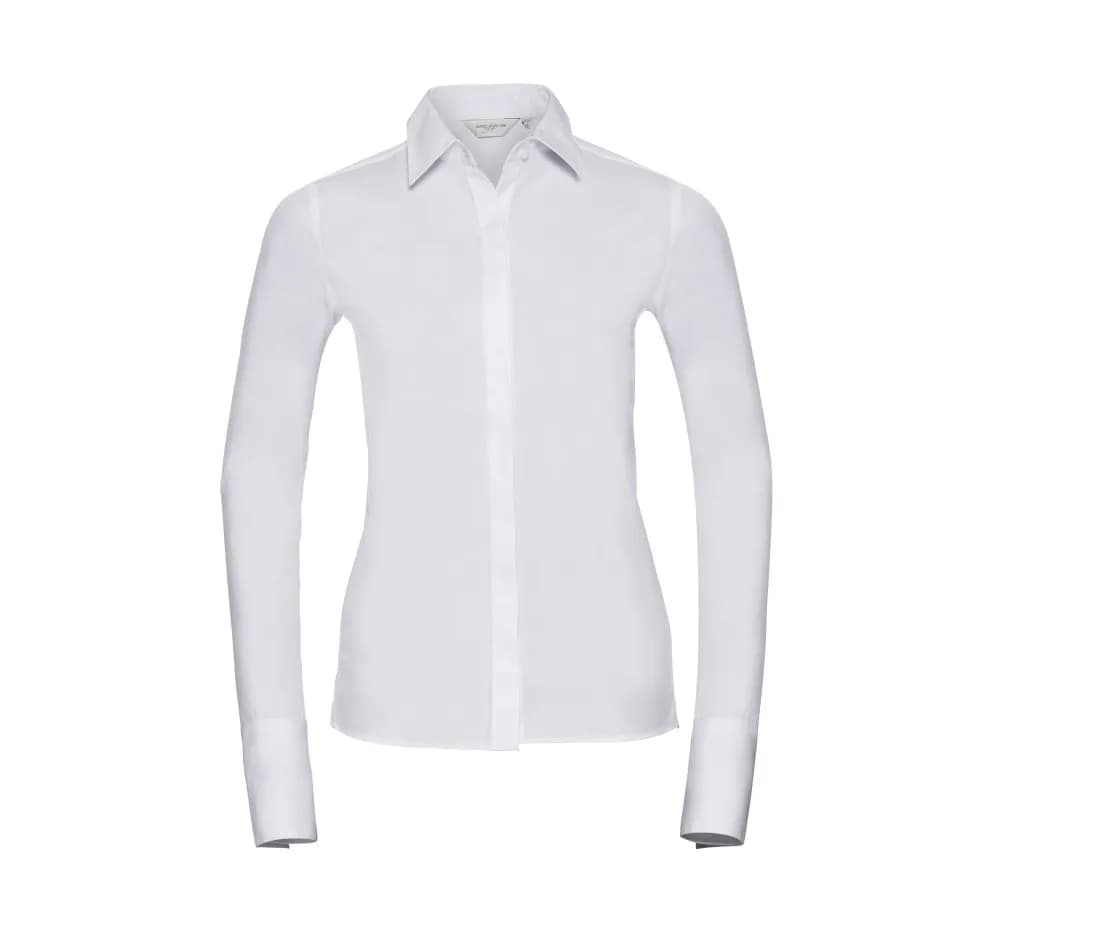 Chemise stretch cintrée manches longues «Ultimate» femme