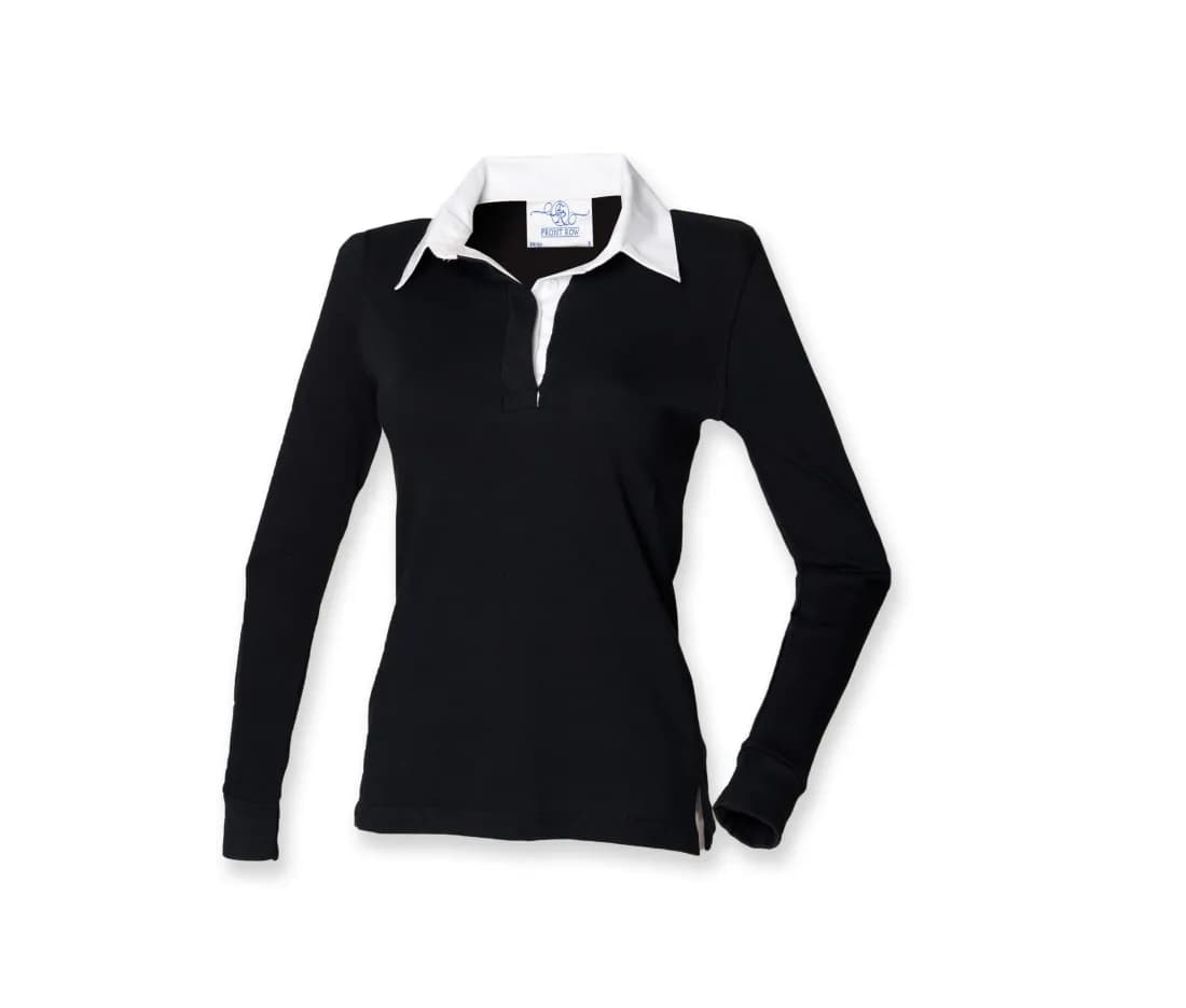 Polo de rugby manches longues femme