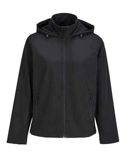 Women’s Race Softshell Hooded Jacket – Noir