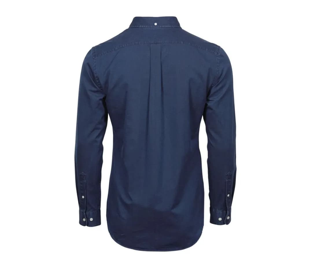 Casual Twill Shirt – Indigo – vue de dos