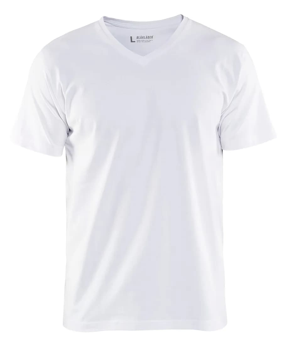 T-Shirt mit V-Kragen