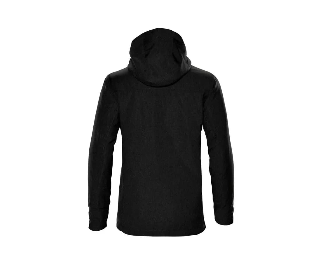 Herren Jacke «Avalanche System» – Schwarz – Rückansicht