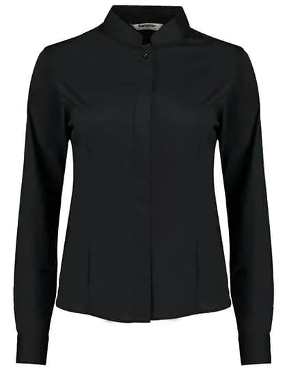 Women’s Tailored Fit Shirt Mandarin Collar Long Sleeve