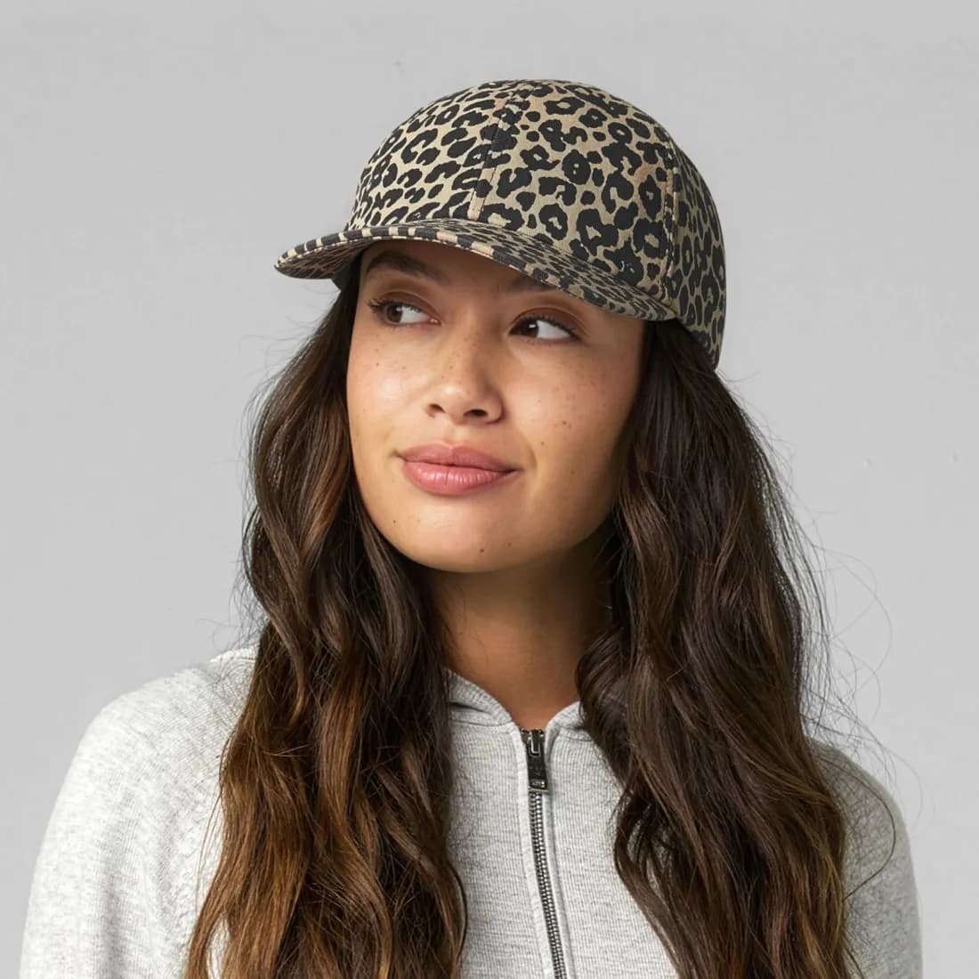 Leopard Print 6 Panel Cap