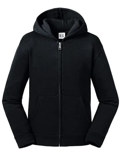 Kids Authentic Zipped Hood Jacket – Schwarz