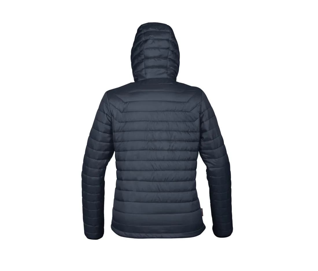 Damen Steppjacke «Gravity» – Marine / Anthrazit – Rückansicht