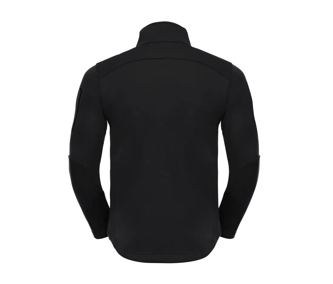 Herren Jacke «Sportshell 5000» – Schwarz – Rückansicht