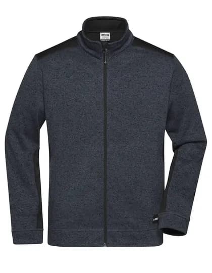 Men’s Knitted Workwear Fleece Jacket -STRONG-