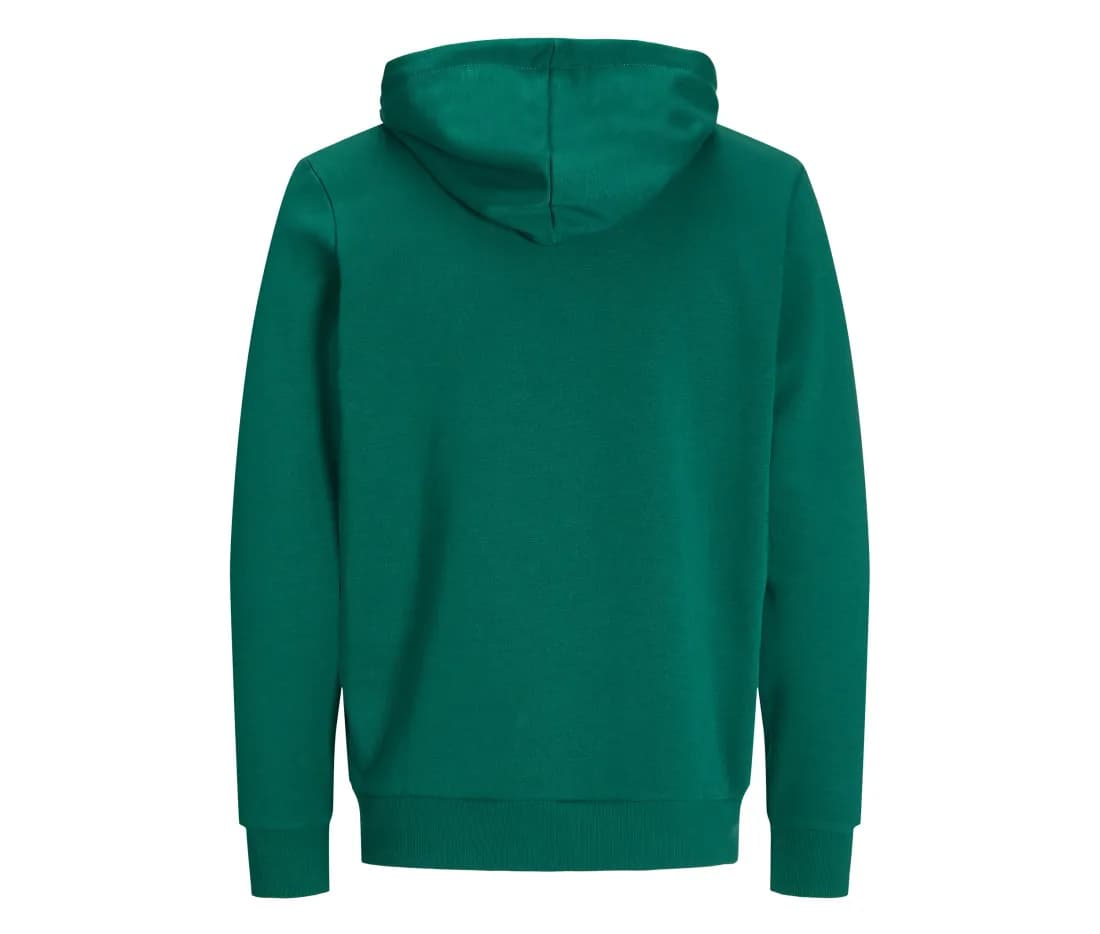 Unisex Kapuzenpullover – Grün (Alpine Green) – Rückansicht