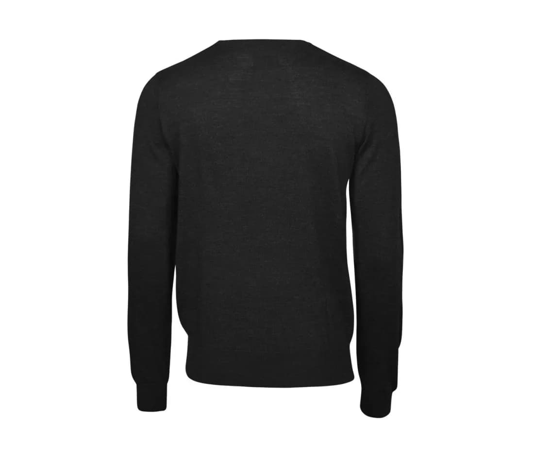 Pull col rond en mérinos homme