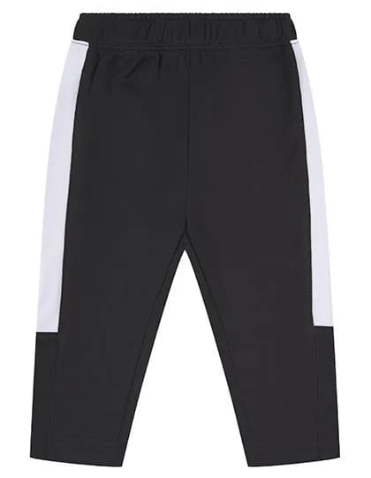 Kids Track Bottoms – Schwarz / Weiss