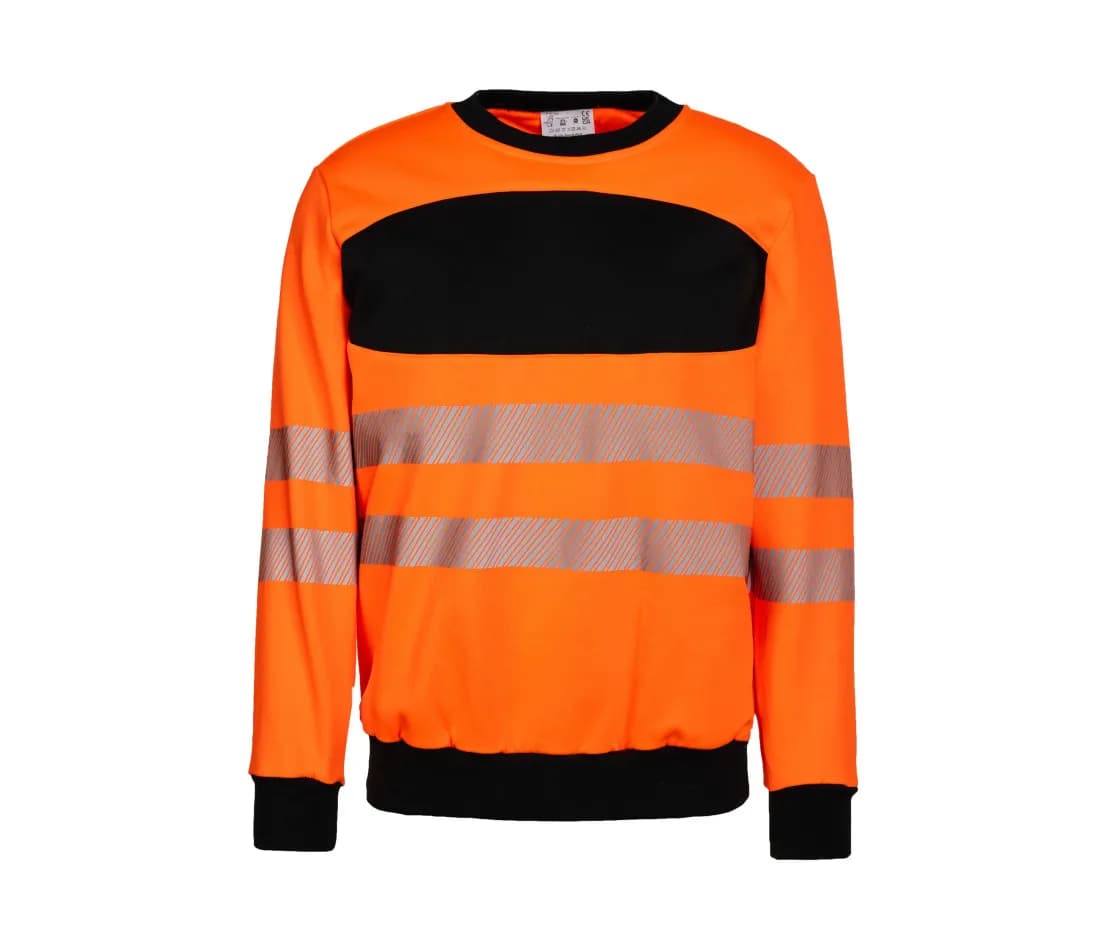 Eos Sweatshirt – Orange / Schwarz