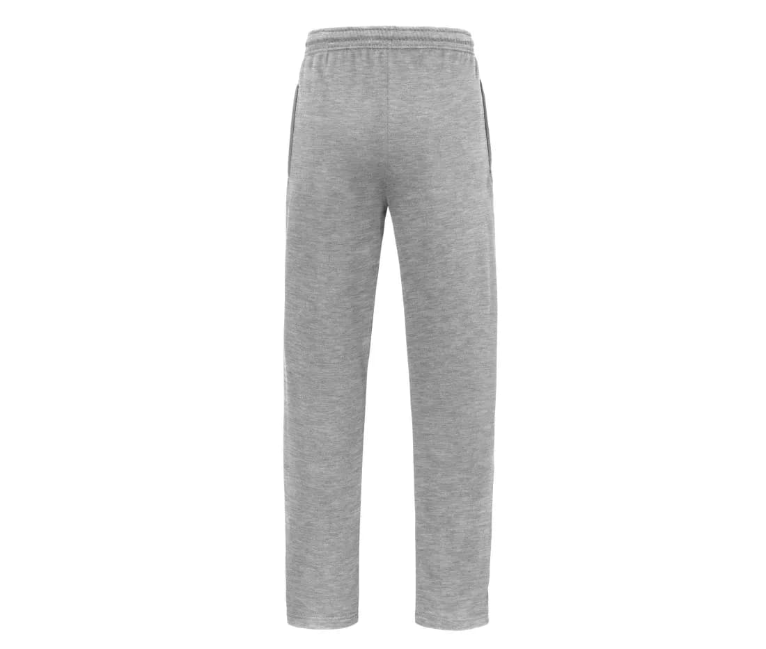 Pantalon de jogging bas ouvert «Iconic 250» – Gris chiné – vue de dos
