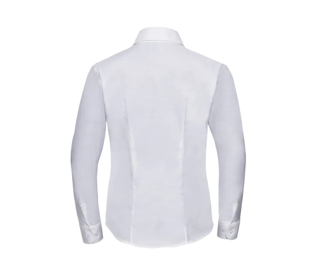 Chemise Oxford cintrée manches longues femme