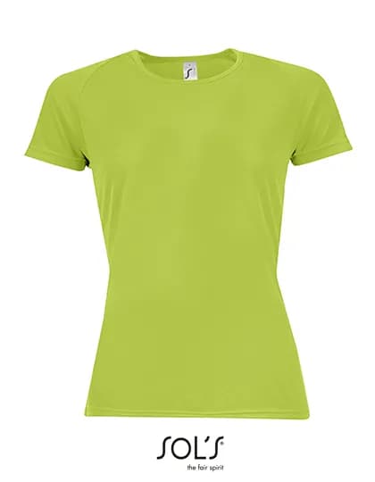 Women’s Raglan Sleeves T Sporty – Grün (Apple Green)