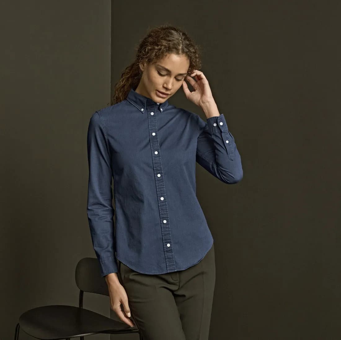 Ladies Casual Twill Shirt