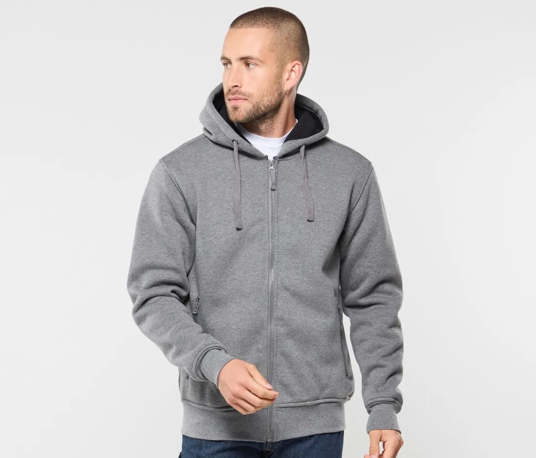 STREET HOODIE – Sherpa gefüttertes Kapuzensweatshirt