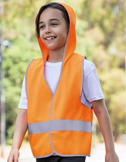 Kids’ Hooded Hi-Vis Safety Vest Odense