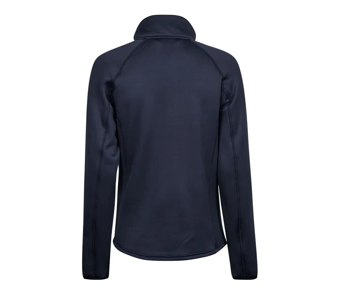 Damen Stretch-Fleecejacke – Marine – Rückansicht
