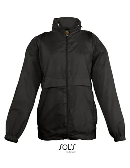 Kids’ Windbreaker Surf – Noir