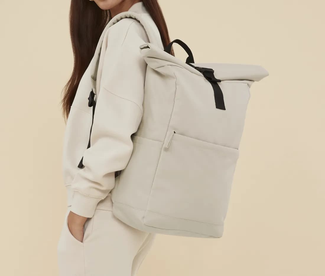 Premium Recycled Roll Top Backpack