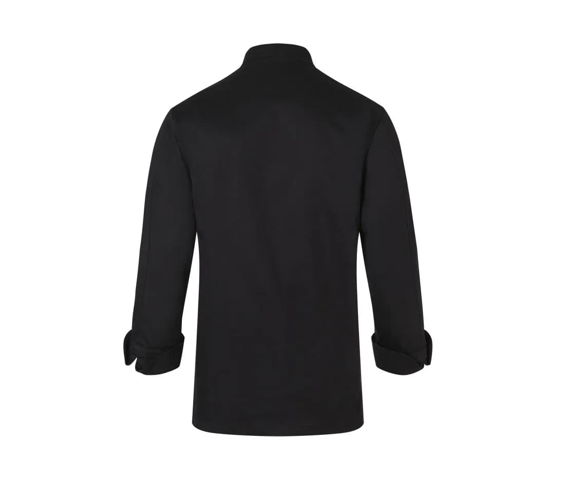 Kochjacke «Basic» – Schwarz – Rückansicht
