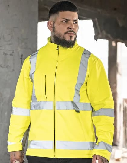 Hi-Vis Safety Softshell Jacket Turku