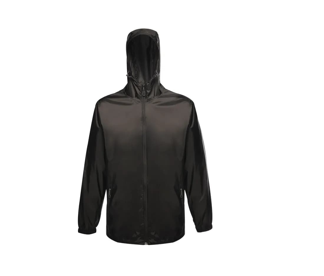 Verstaubare Regenjacke «Pro» – Schwarz