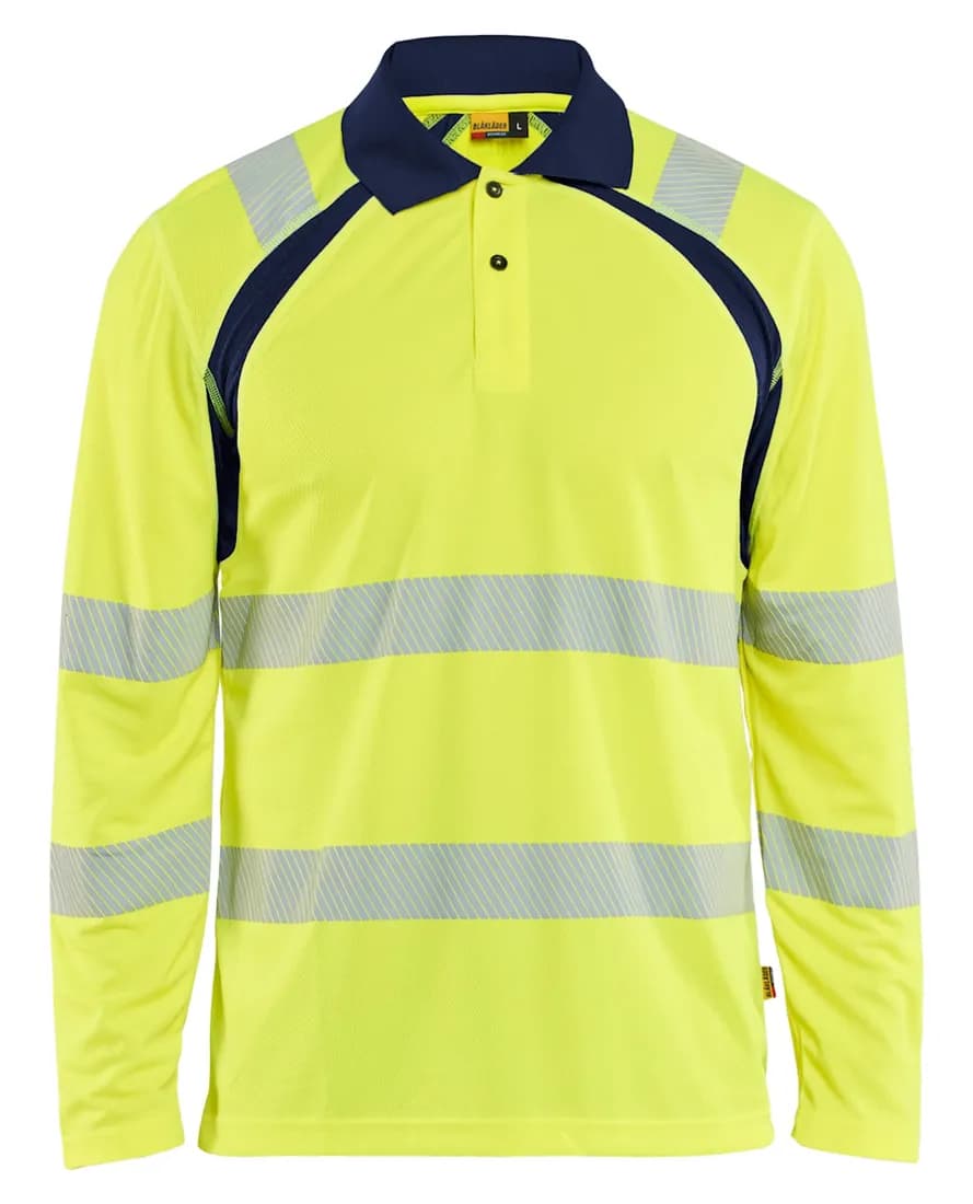 High Vis UV Langarm Poloshirt