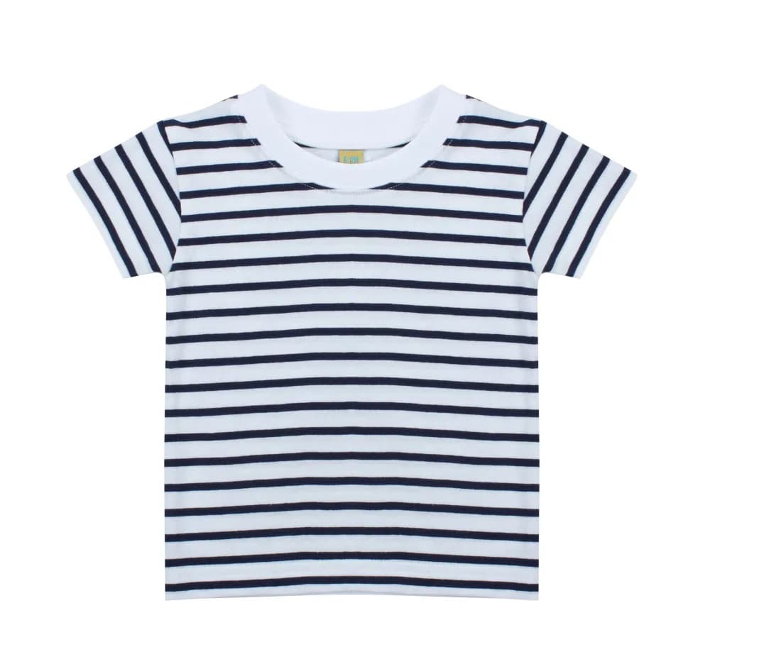 T-shirt rayé col rond enfant
