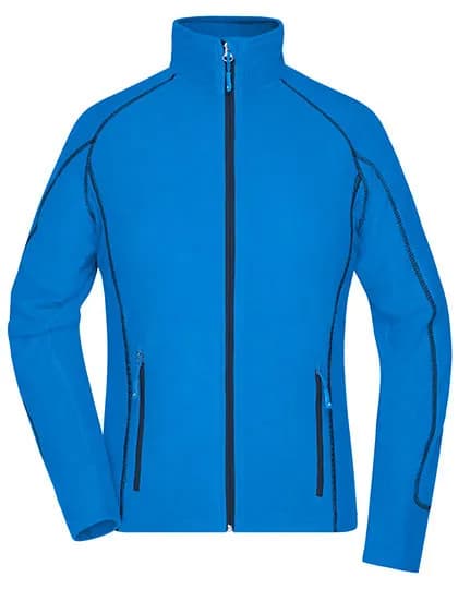 Ladies’ Structure Fleece Jacket – Turquoise / Marine