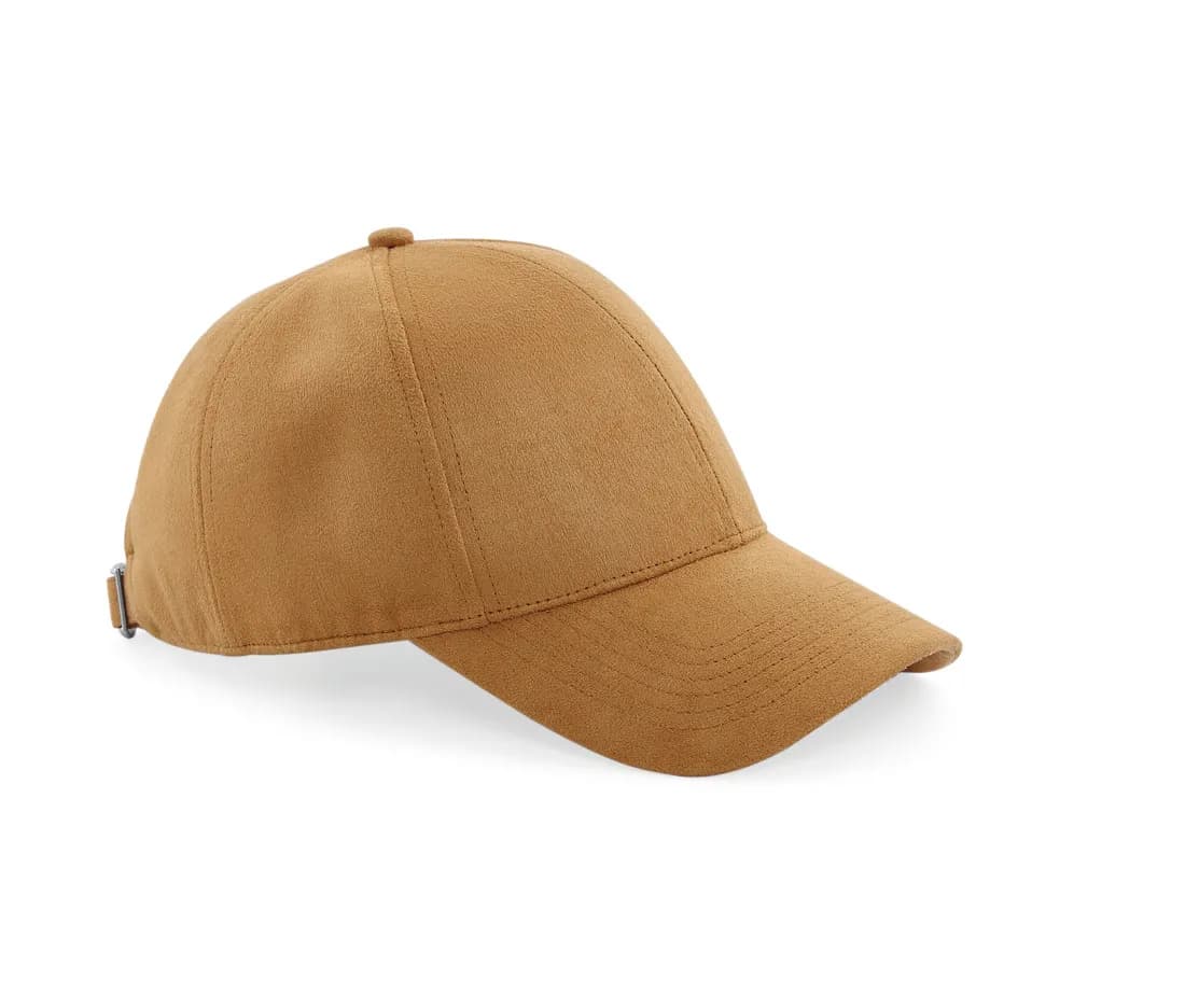Faux Suede 6 Panel Cap