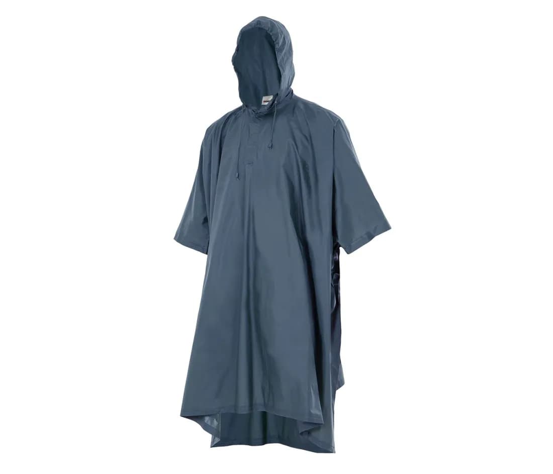 Regenponcho mit Kapuze und verschweissten