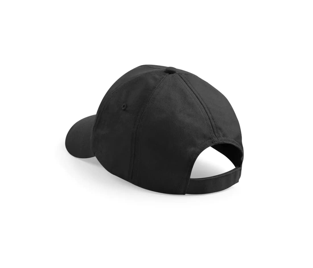 Junior Cap – Schwarz – Rückansicht