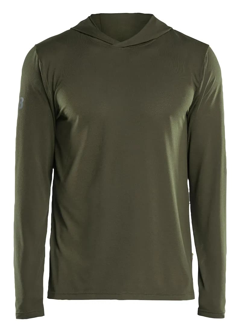 UV Funktions Langarmshirt mit Kapuze