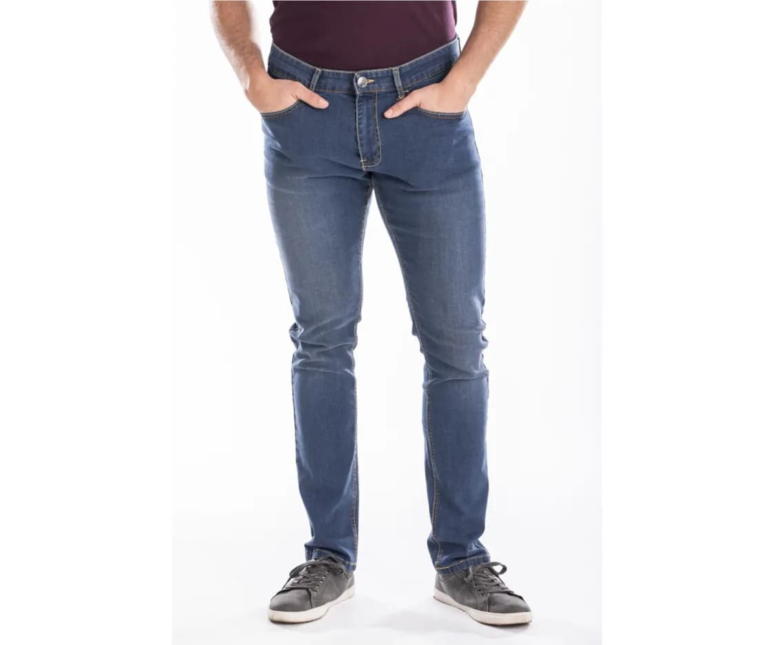 Jean Homme Ajusté Stretch Stone