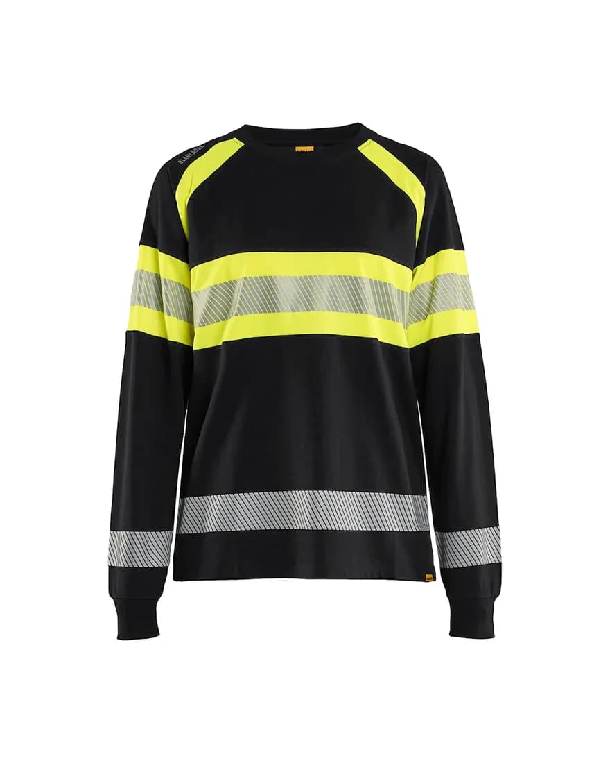 Damen High Vis Langarmshirt