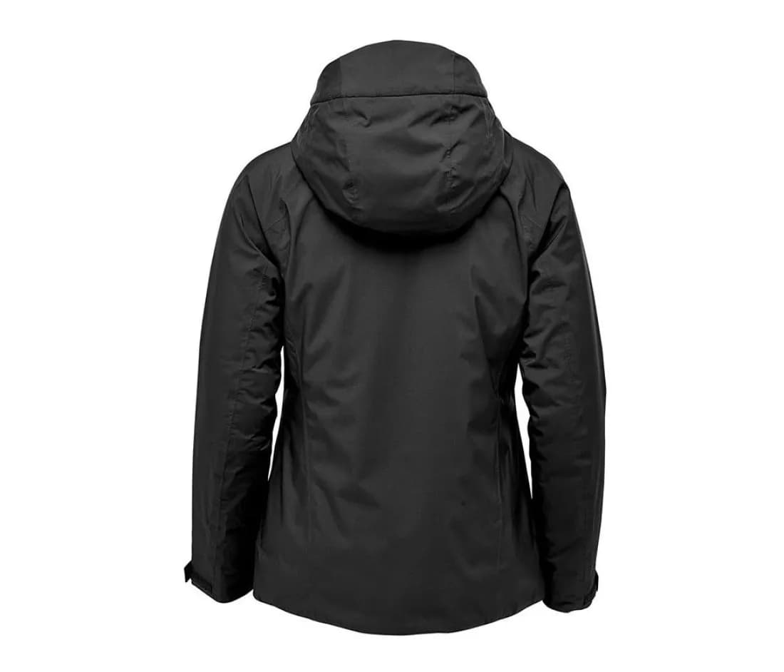 W's Nostromo Thermal Shell – Schwarz / Anthrazit – Rückansicht