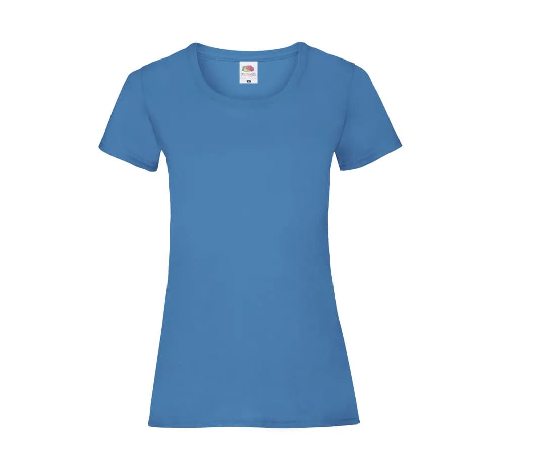 Damen T-Shirt «Valueweight» – Hellblau (Azure Blue)