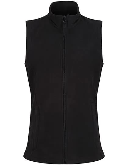 Women’s Micro Fleece Bodywarmer – Schwarz