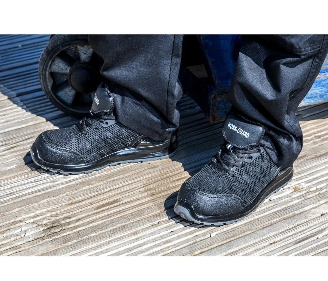All Black Safety Trainer