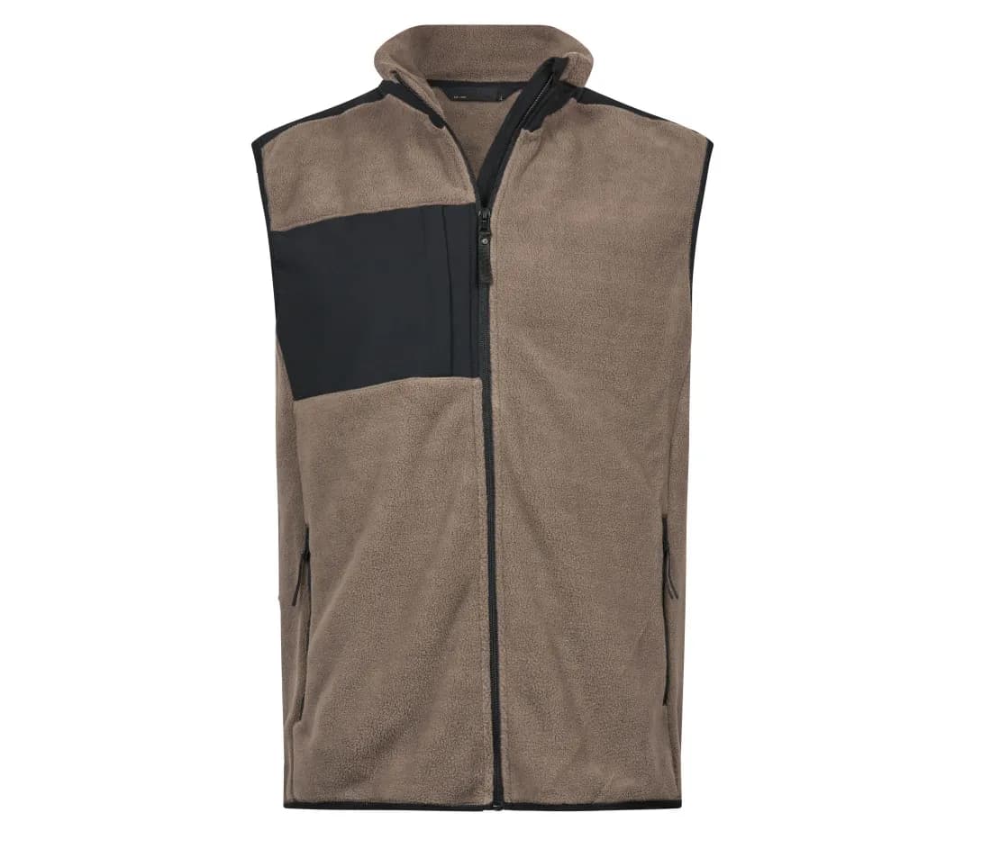 Mountain Fleece Bodywarmer – Sand / Schwarz