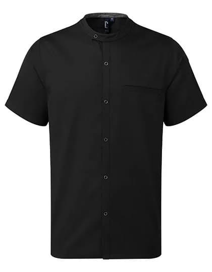 Chef’s Recycled Short Sleeve Shirt – Schwarz