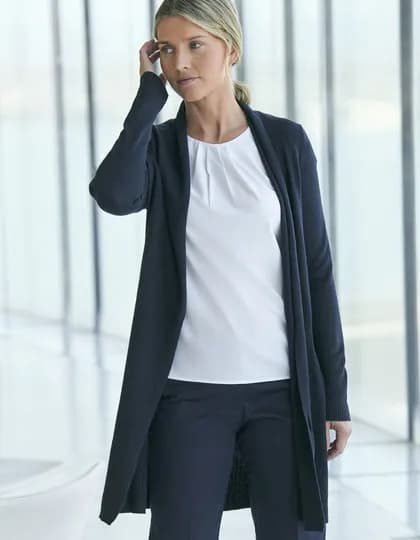Ladies’ Longline Open Cardigan